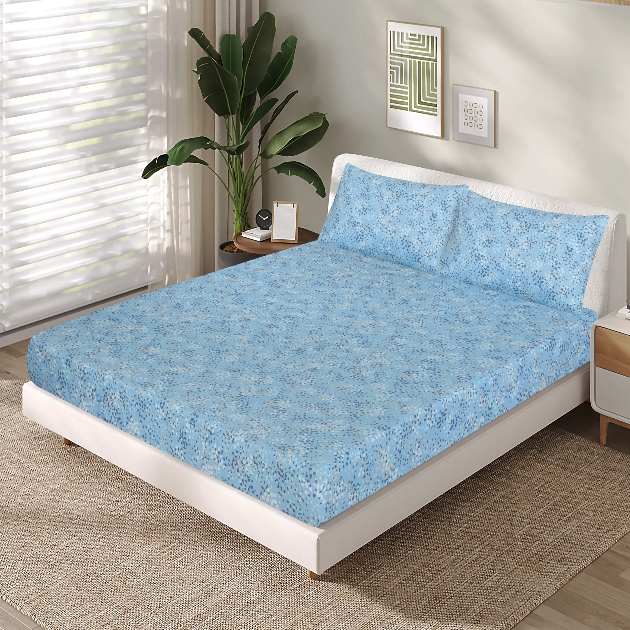 Cotton fitted sheet FT-148