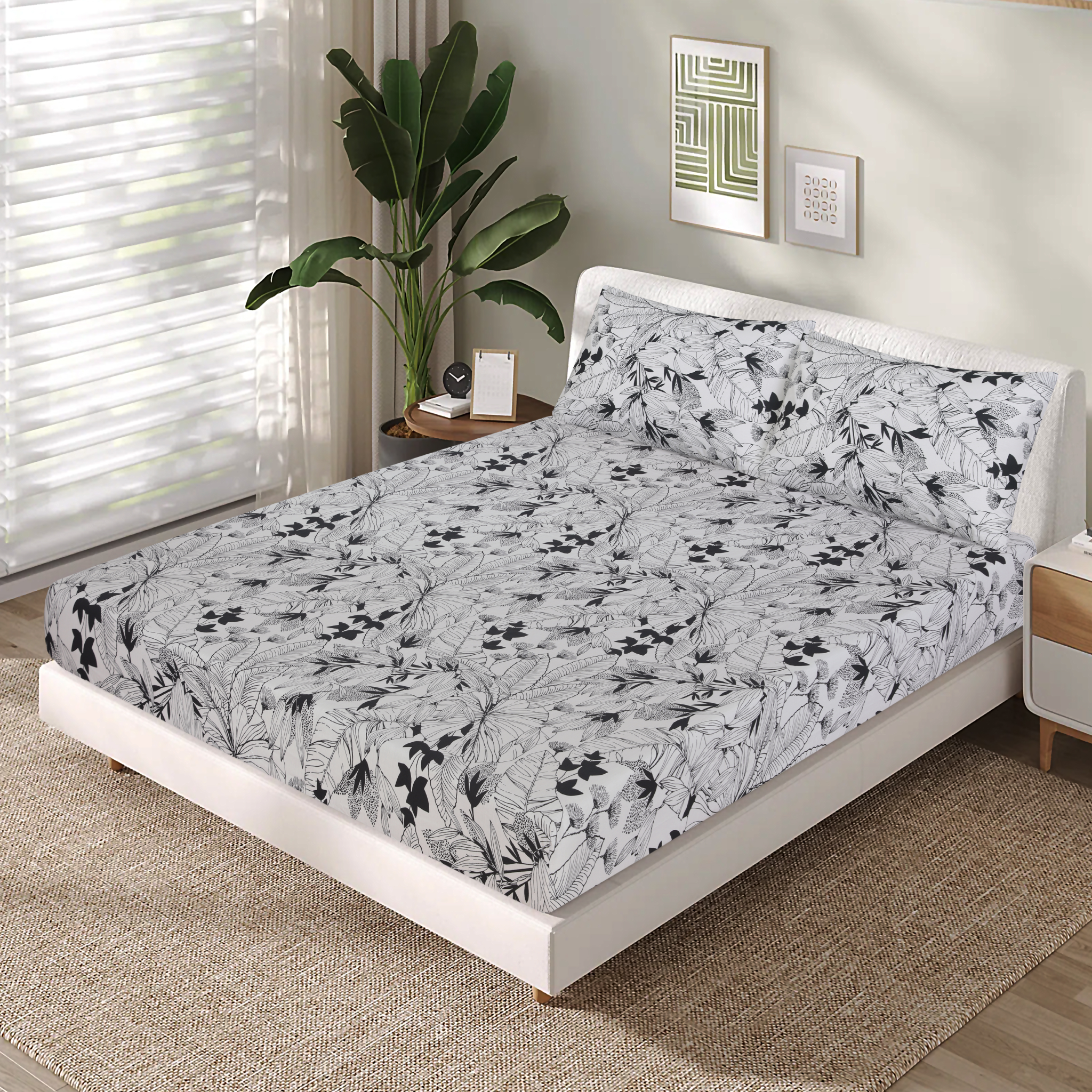 Cotton fitted sheet FT-146