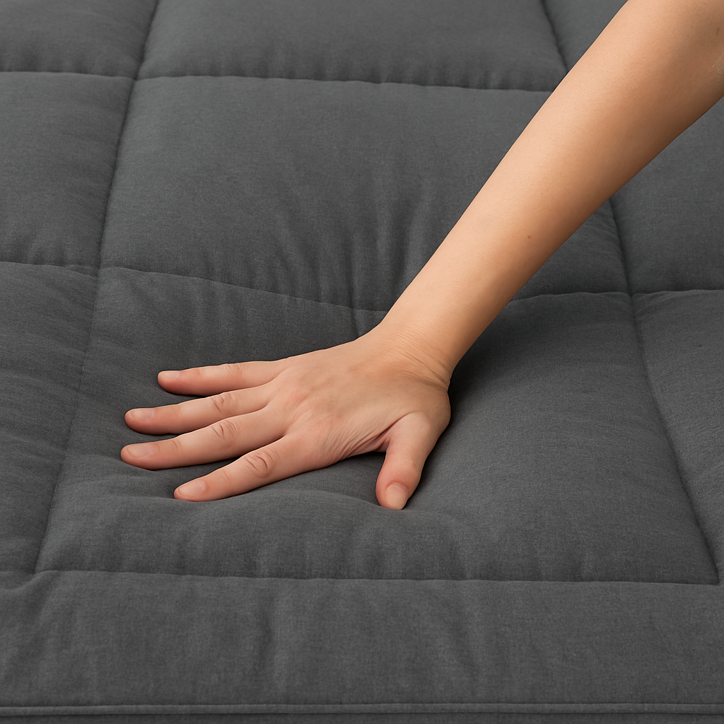 MATTRESS TOPPER GREY