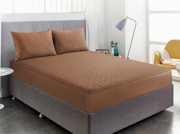 Quilted Waterproof Mattress Cover-with Pillow 05