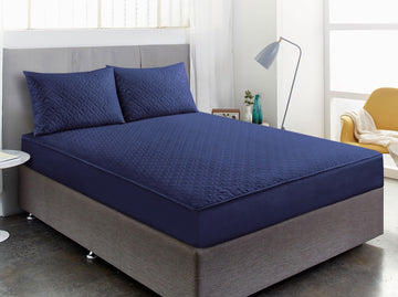 Quilted Waterproof Mattress Cover-with Pillow 06