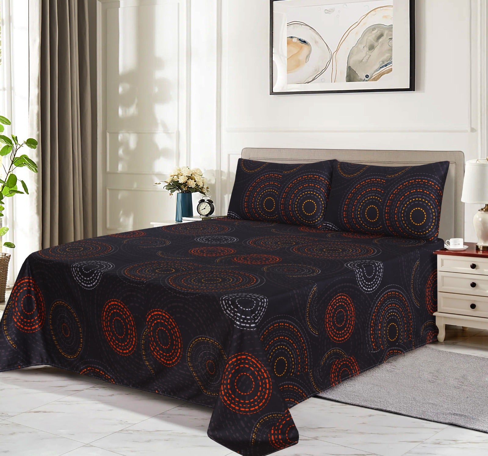 Cotton Satten BedSheet Design BS-159