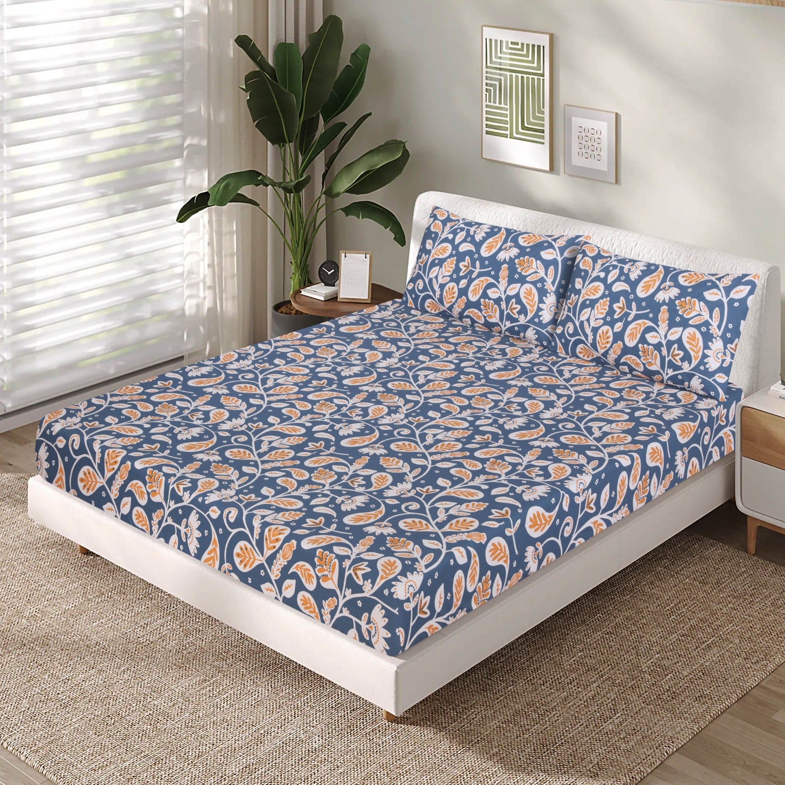 Cotton Fitted Sheet Design FT-69