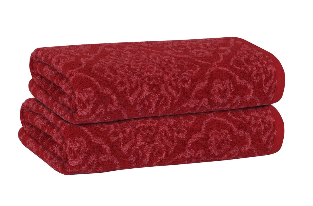 100% Cotton yarn Dyed Towel-Damask