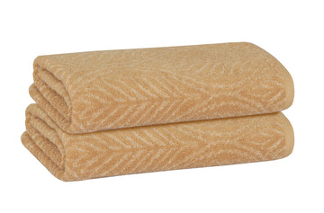 100% Cotton yarn Dyed Towel-Leaf