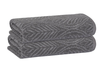 100% Cotton yarn Dyed Towel-Leaf