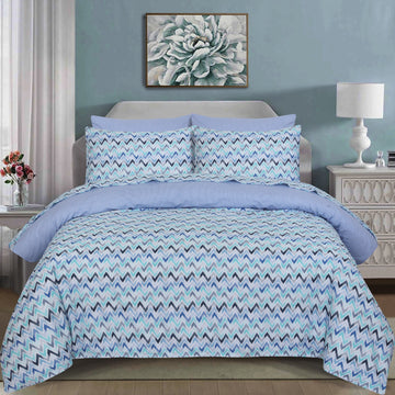 Quilted Winter Comforter 6 Pcs Set Design-17