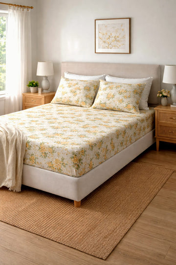 Cotton fitted sheet FT-168