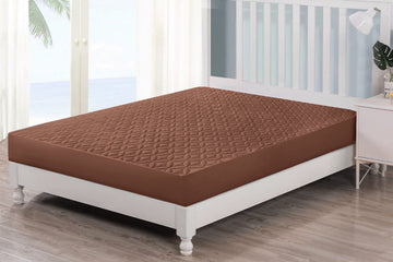 Quilted  Waterproof Mattress Protector -Copper